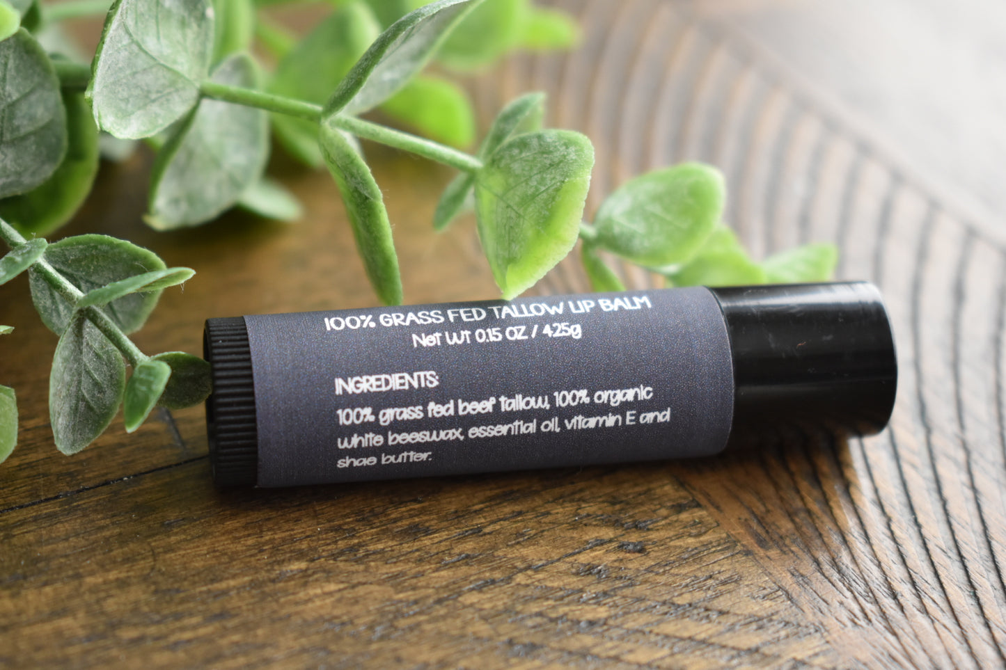 Natural Tallow Cinnamon Lip Balm