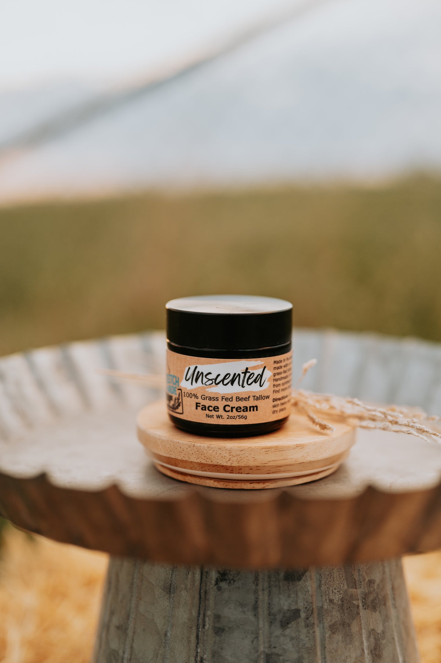 Unscented Tallow Face Cream