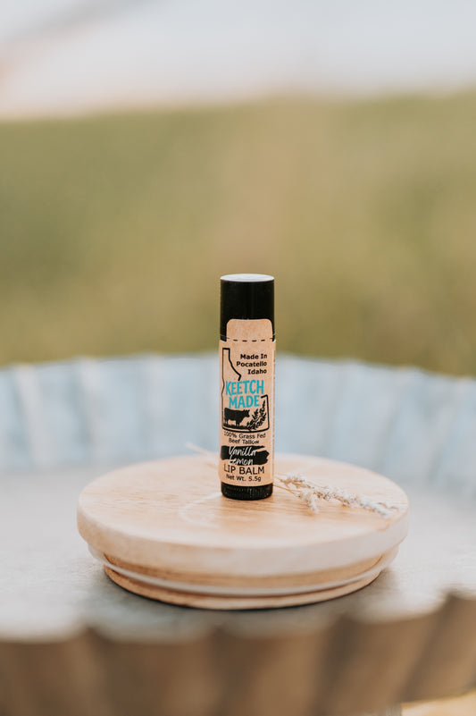 Natural Tallow Vanilla Lemon Lip Balm