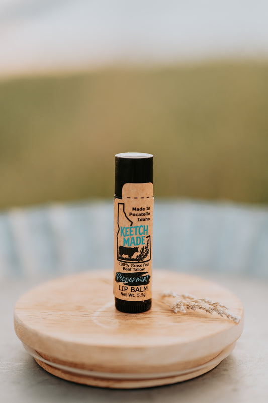 Natural Tallow Peppermint Lip Balm