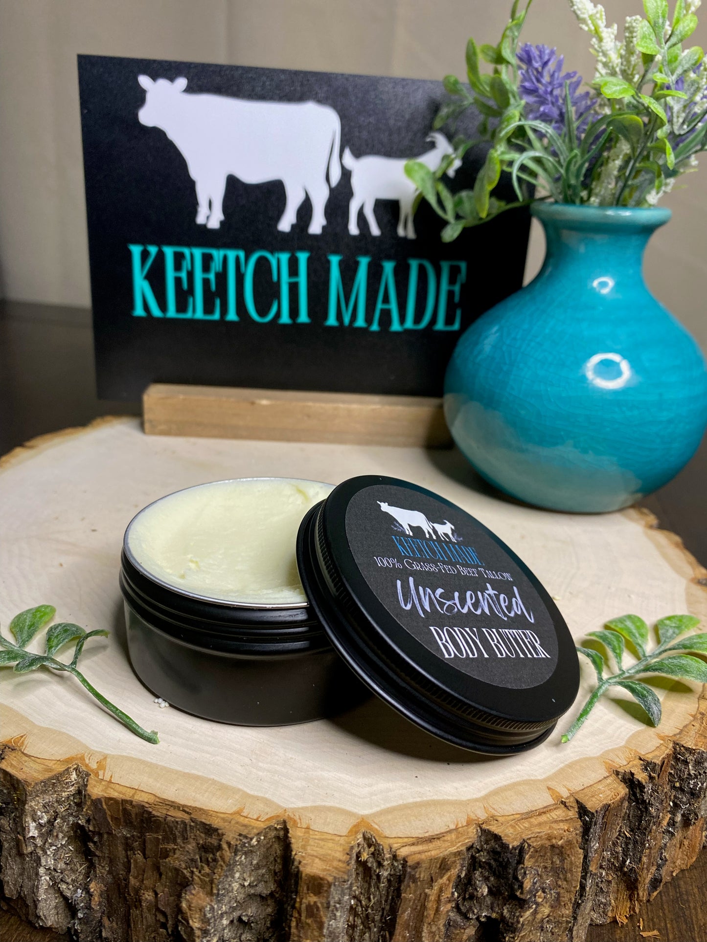 Unscented Tallow Body Butter 4oz